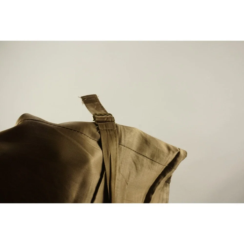 Vintage 1970s Vagabond New Hampshire Brown Leather Western Vest Sz 46 Distressed